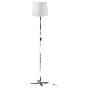 BARLAST, Floor lamp, black/white, 150 cm
