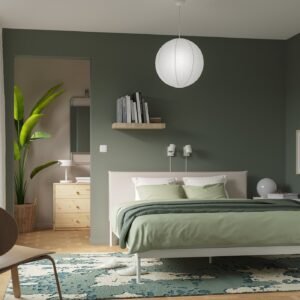 GULLSUDARE / HAVSDJUP, Pendant lamp, white, 45 cm