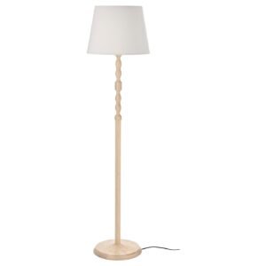 KINNAHULT, Floor lamp, ash/white, 150 cm