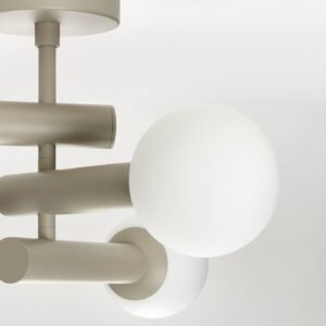 KRANBALK, Ceiling lamp, beige
