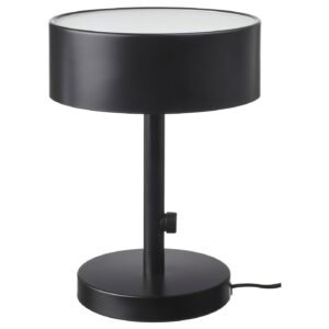 NYMÅNE, Table lamp, white, 33 cm