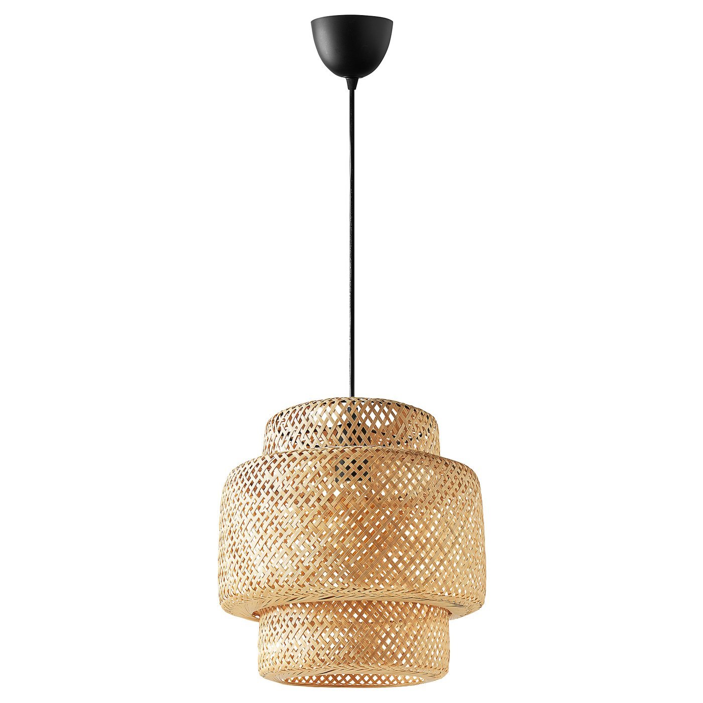 SINNERLIG, Pendant lamp, bamboo/handmade, 27 cm - Image 4