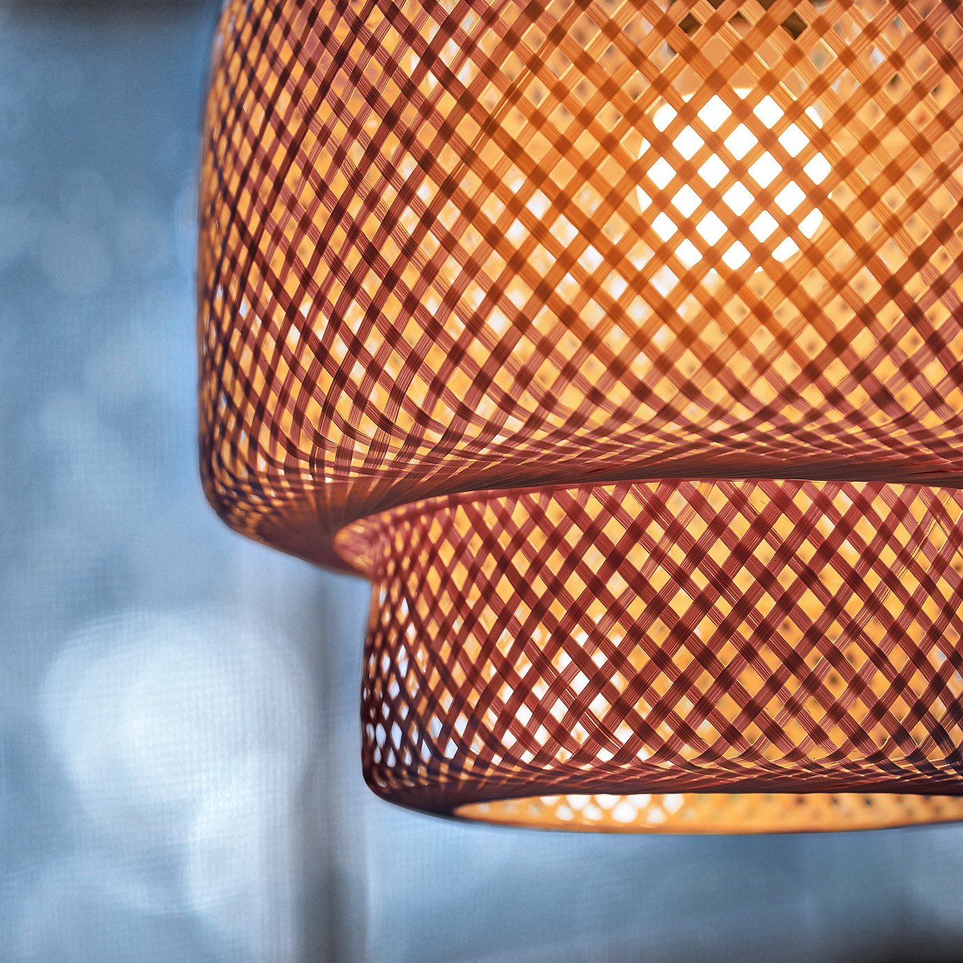 SINNERLIG, Pendant lamp, bamboo/handmade, 27 cm - Image 5
