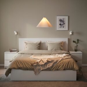 ZEBRASÄV, Pendant lamp, white/plastic, 46 cm